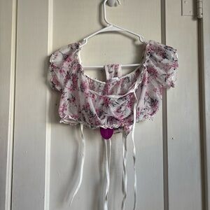 NWT Avidlove Floral Drawstring Set